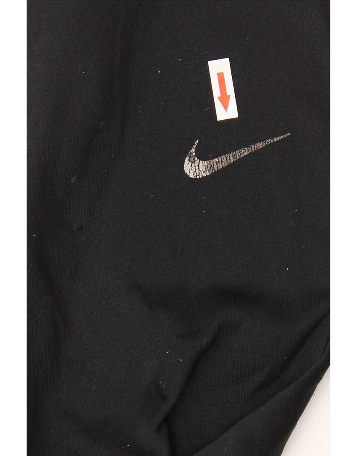 Pantaloni della tuta da donna Nike UK 14 Large Nero Poliestere