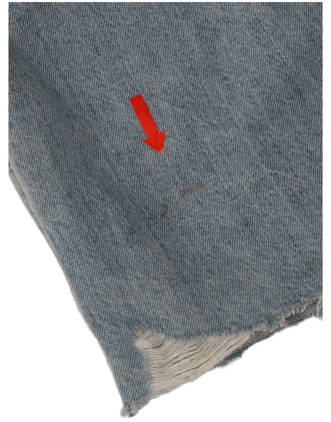 Cappotto in denim oversize invecchiato da donna Levi's UK 10 piccolo cotone blu