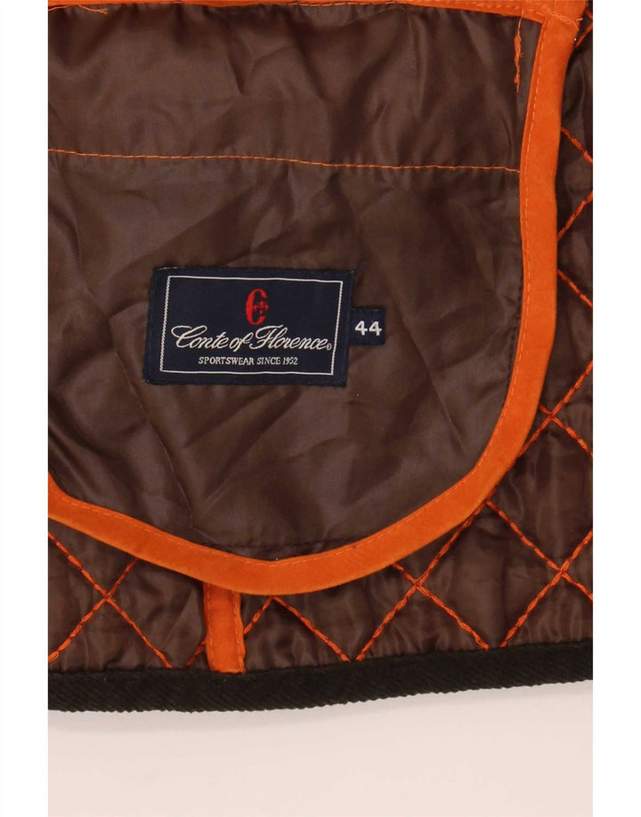 Giacca Trapuntata Donna Conte of Florence IT 44 Poliestere Arancione Medio