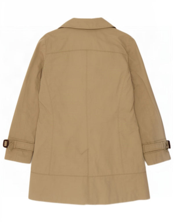 Trench da donna Zara UK 16 grande in cotone beige