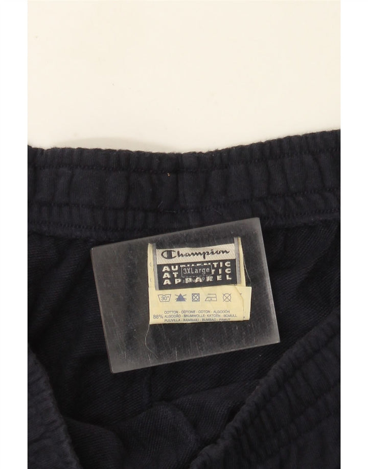 Pantaloni da tuta da uomo Champion 3XL cotone blu navy