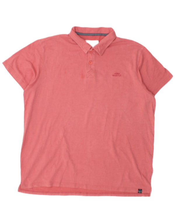Polo da uomo WEIRD FISH XL in cotone rosa