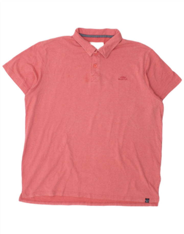 Polo da uomo WEIRD FISH XL in cotone rosa