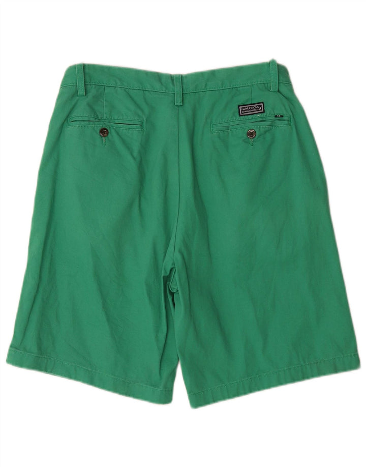 Pantaloncini chino da uomo Nautica W32 cotone verde medio