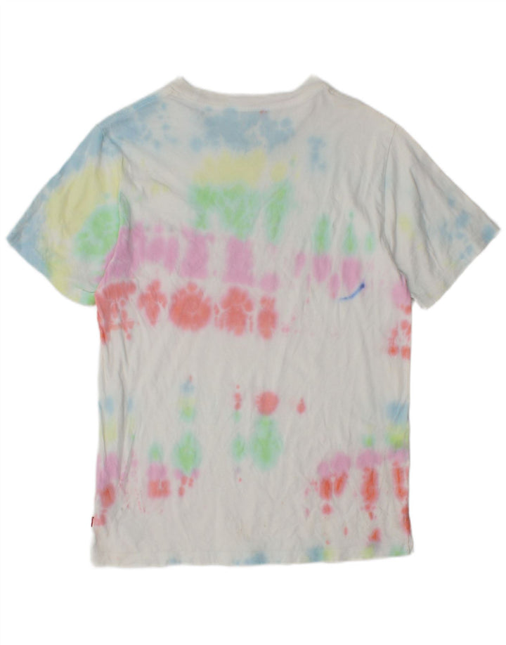 T-shirt grafica standard da uomo Levi's Top piccola in cotone tie-dye multicolore