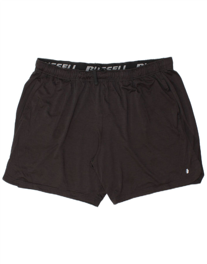 Pantaloncini sportivi Dri-Power da uomo RUSSELL ATHLETIC XL poliestere nero