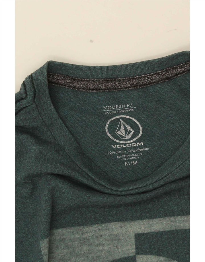 T-shirt grafica da uomo Volcom Modern Fit Top in cotone verde medio