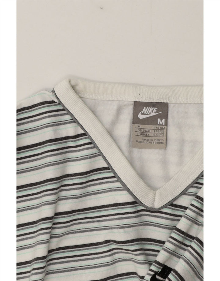 T-shirt da uomo Nike Top a righe multicolori medie