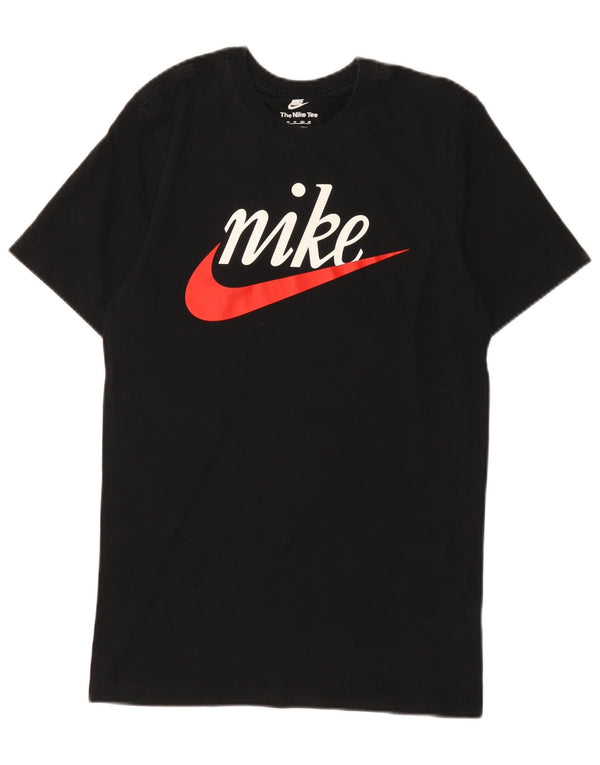 T-shirt grafica da uomo Nike Top XS in cotone nero