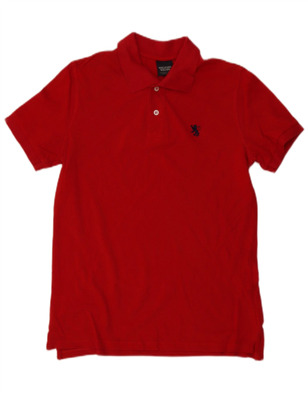 Polo da uomo Williams Wilson piccola in cotone bordeaux