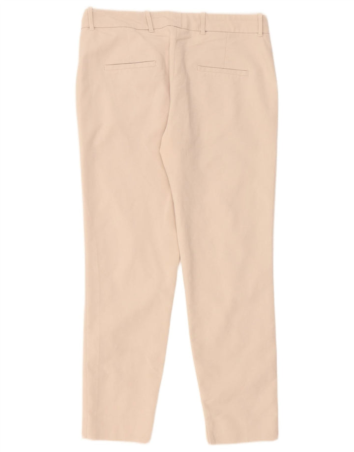 Pantaloni chino slim da donna Zara grandi W32 L28 Beige