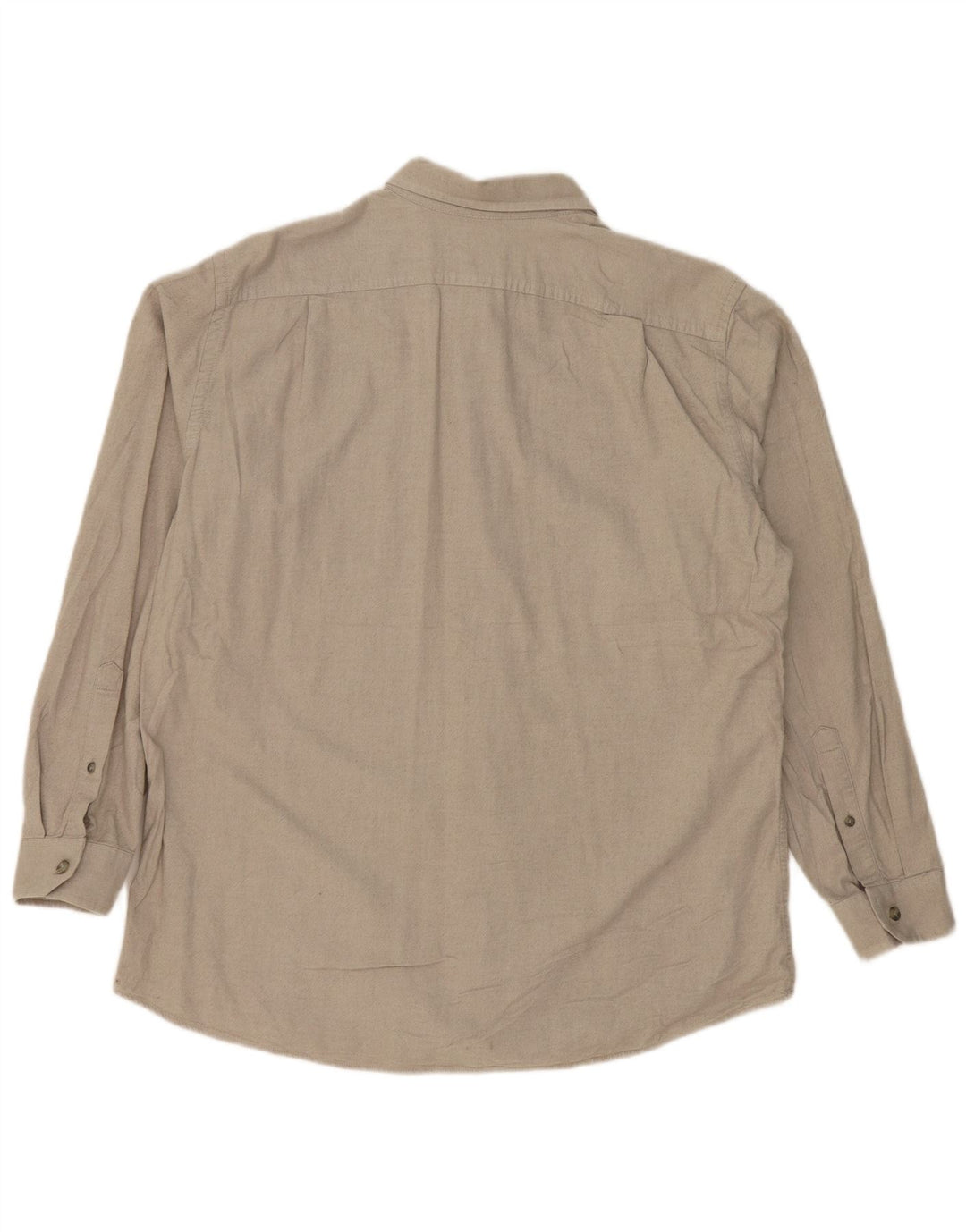 EDDIE BAUER Camicia da uomo dalla vestibilità comoda, grande, in cotone beige