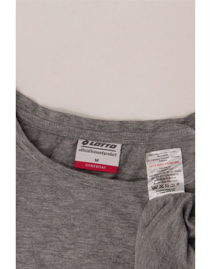 T-shirt da donna LOTTO Top UK 14 cotone grigio medio
