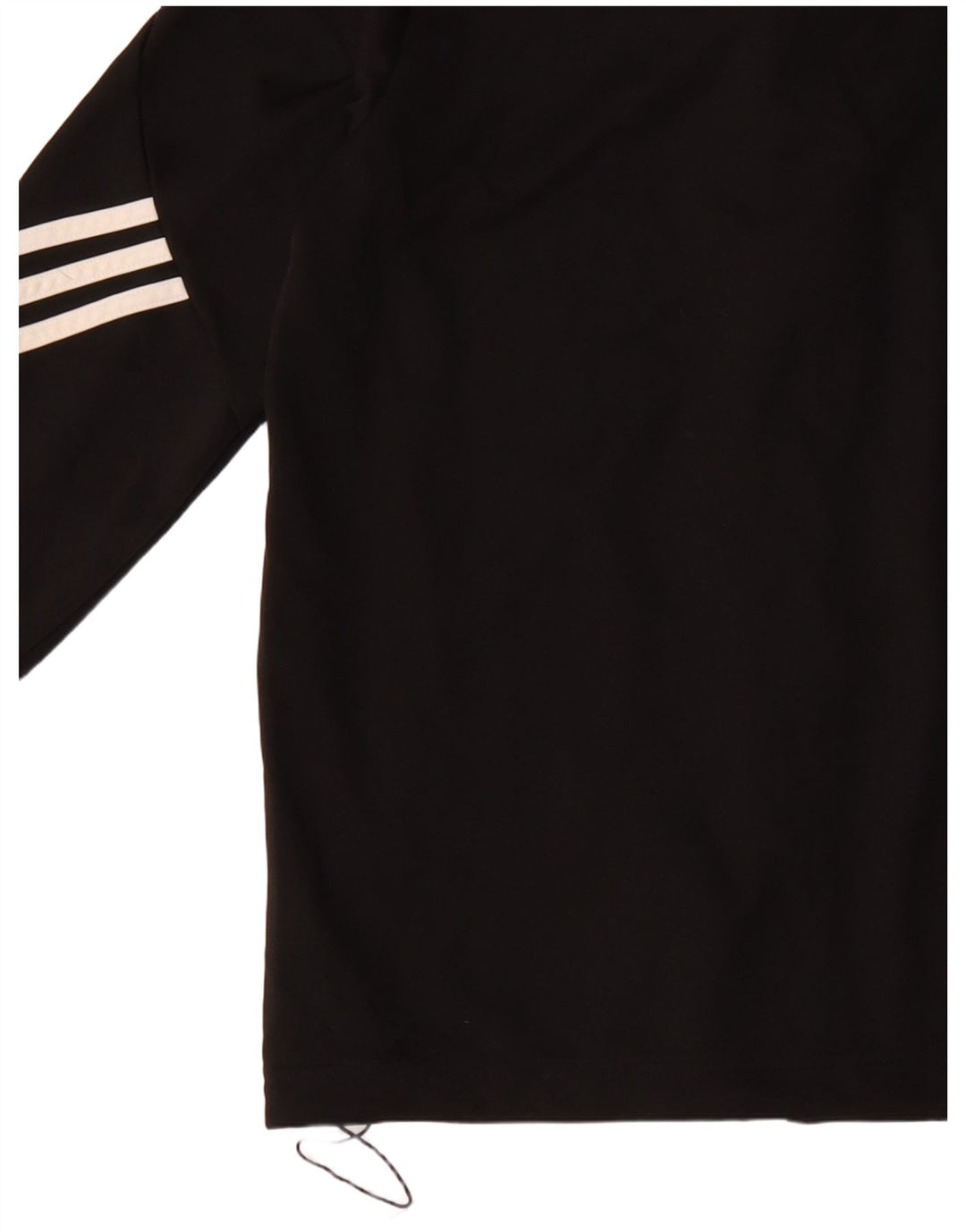 Giacca superiore della tuta Adidas Climalite da ragazzo 13-14 anni in poliestere nero