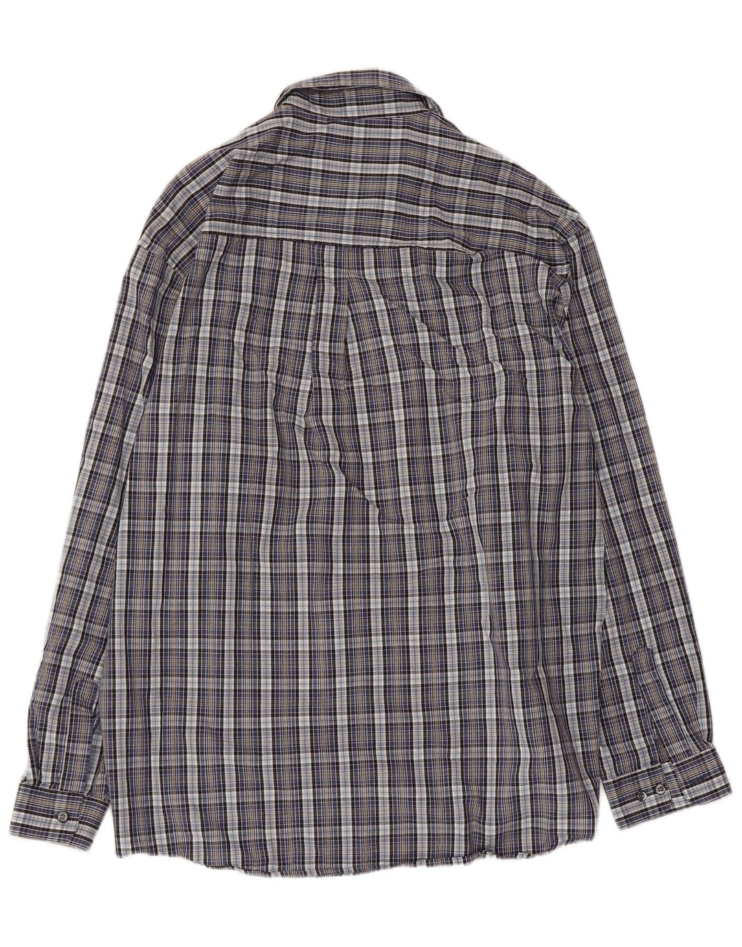 Camicia da uomo LERROS XL in cotone a quadri blu