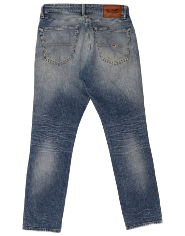 Tommy Hilfiger Uomo Scanton Slim Jeans W30 L30 Cotone Blu