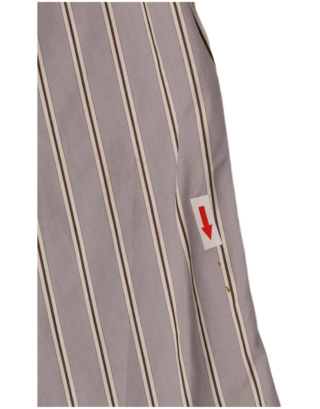 Camicia da uomo Superdry in cotone a righe grigio medio