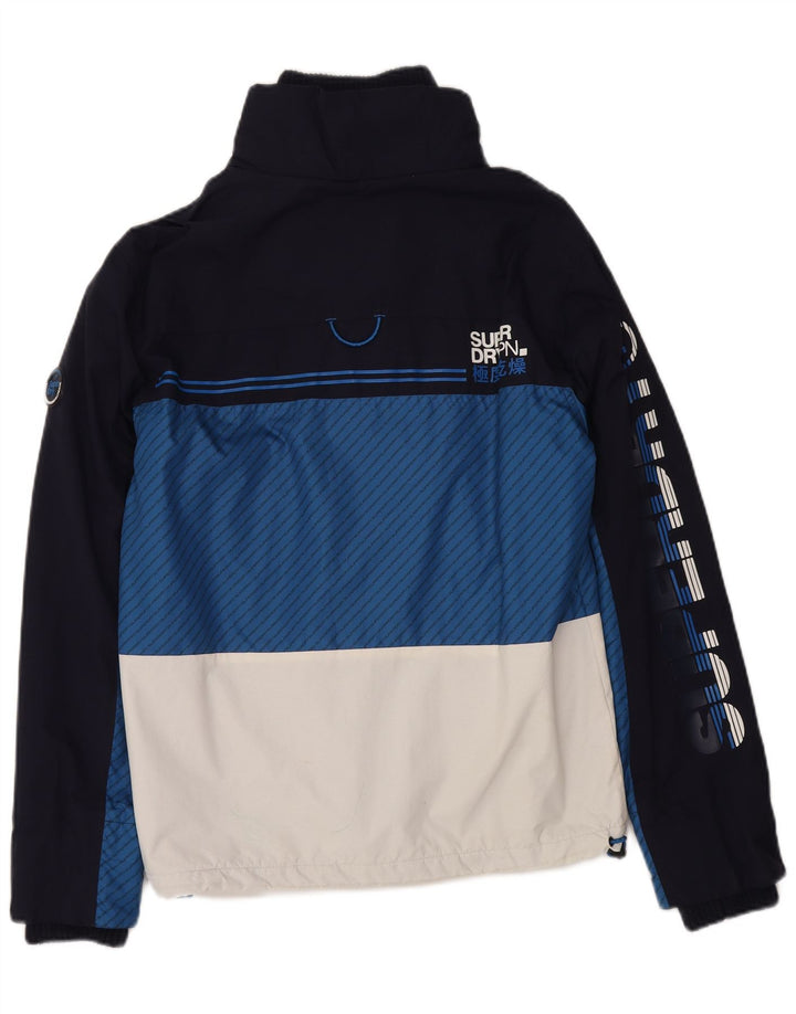 Giacca a vento Windtrekker da uomo Superdry UK 38 medio blu navy