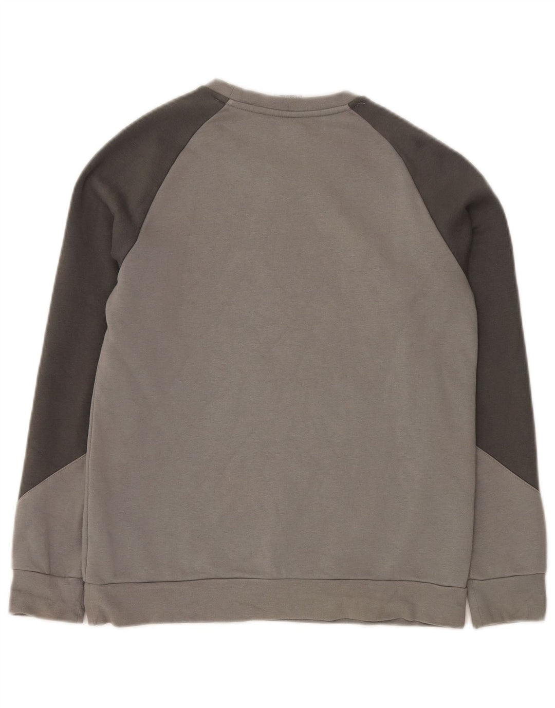 Felpa grafica ADIDAS per ragazzi, 13-14 anni, cotone color block grigio