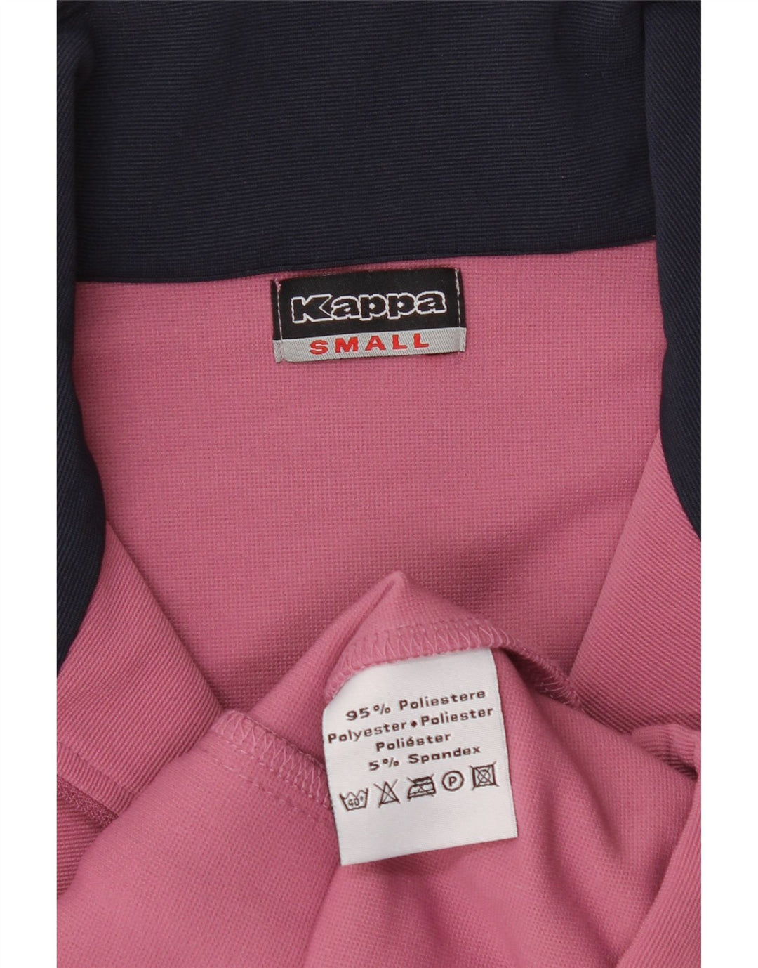 Giacca da tuta da donna Kappa UK 10 Small Rosa Poliestere color block