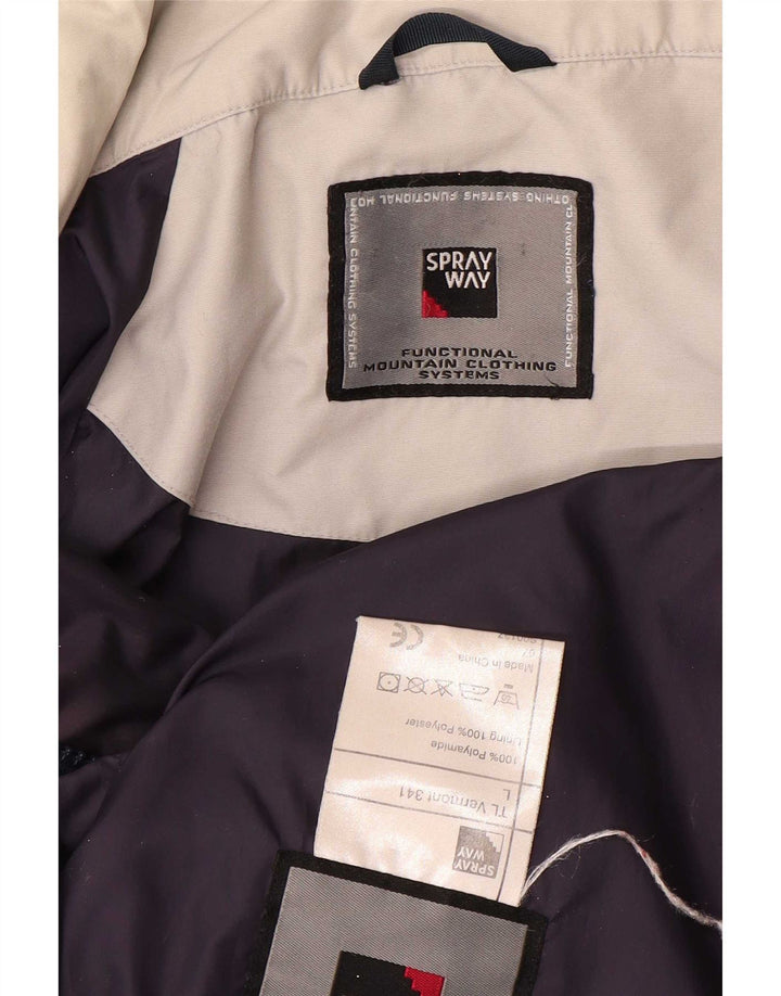 Giacca a vento da uomo Sprayway UK 42 XL Poliestere grigio