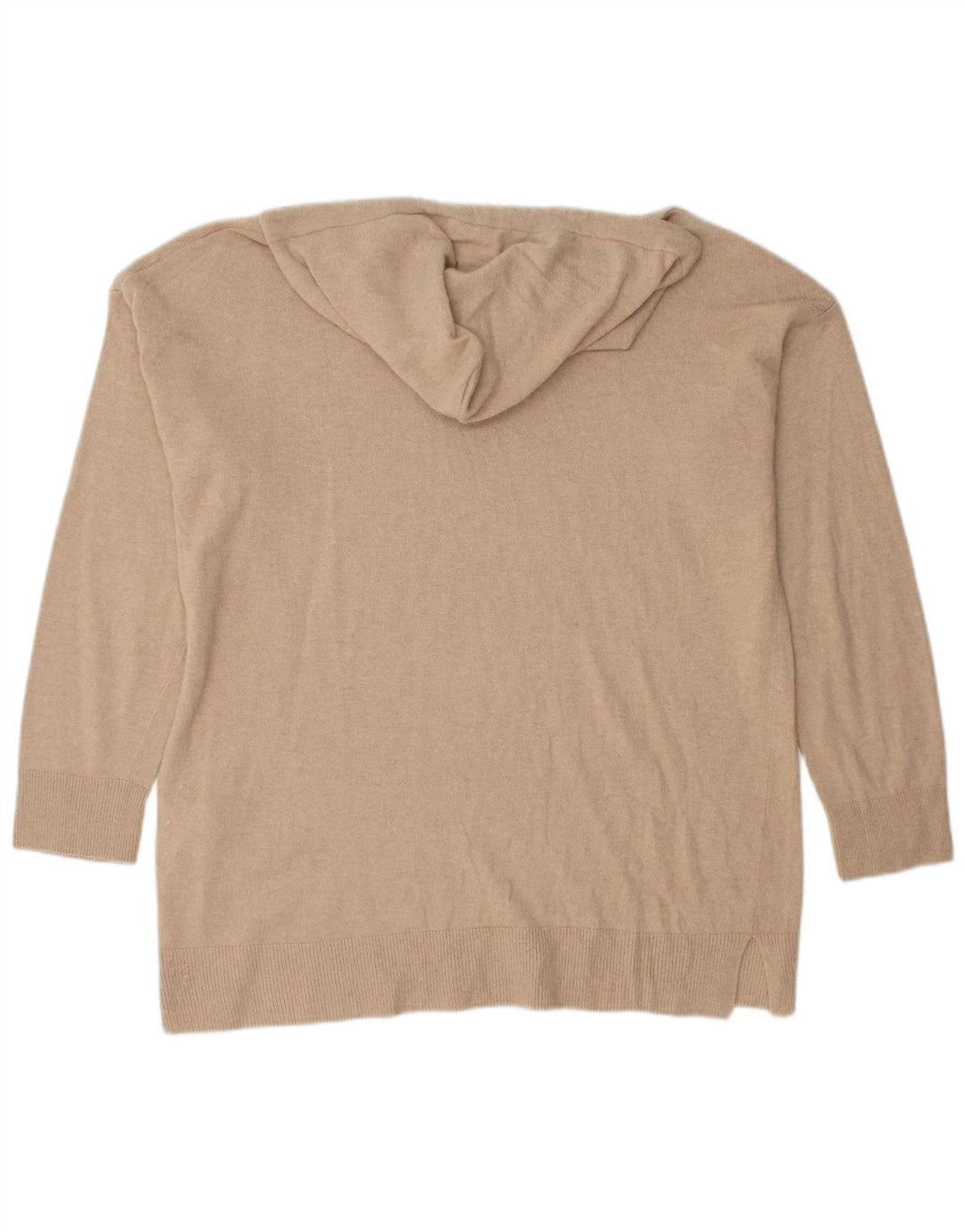 Maglione con cappuccio da donna Benetton UK 14 Poliammide beige medio