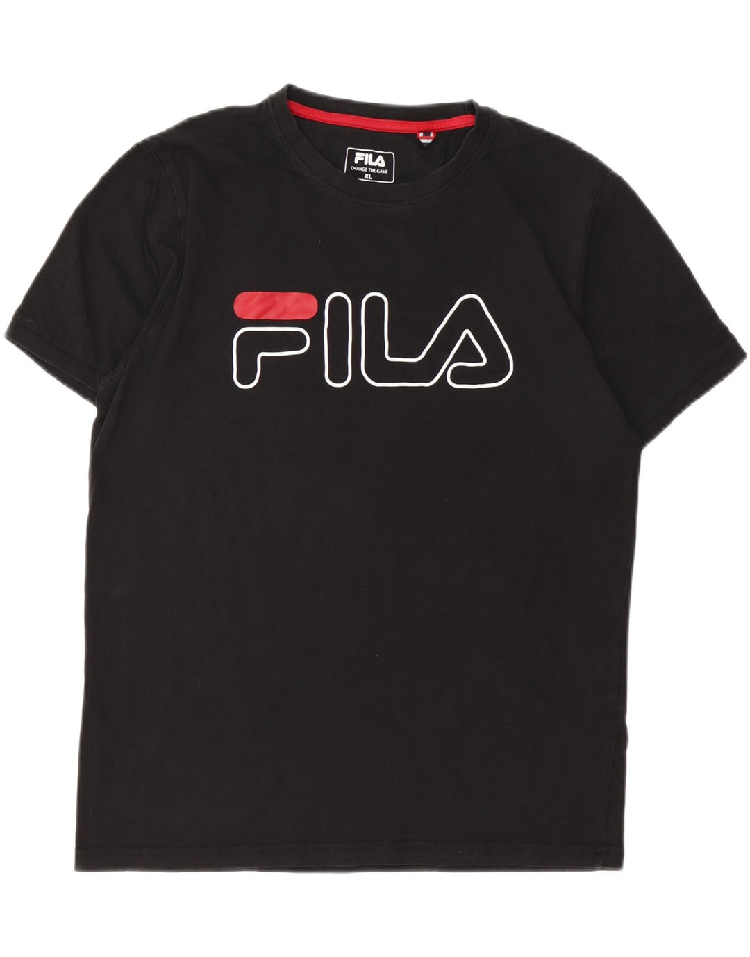 T-shirt grafica da uomo FILA Top XL Nera