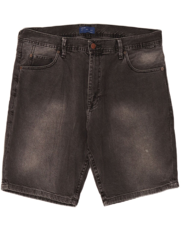 Pantaloncini di jeans da uomo Zara EU 46 XL W36 Grigi