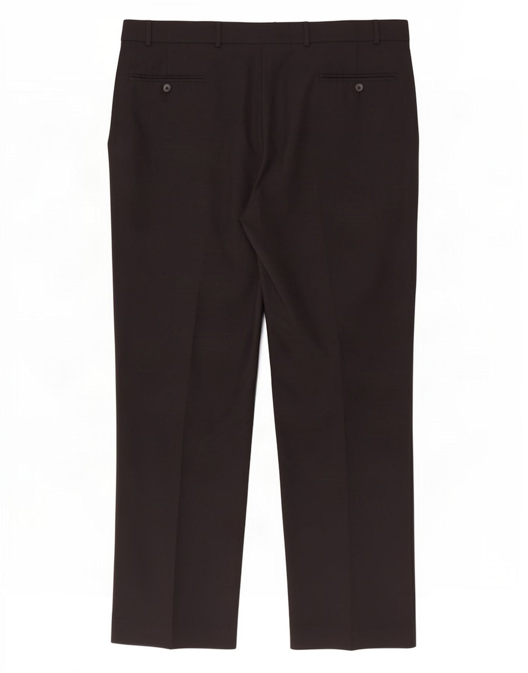 Pantaloni da abito dritti da uomo Marks & Spencer W40 L31 lana nera