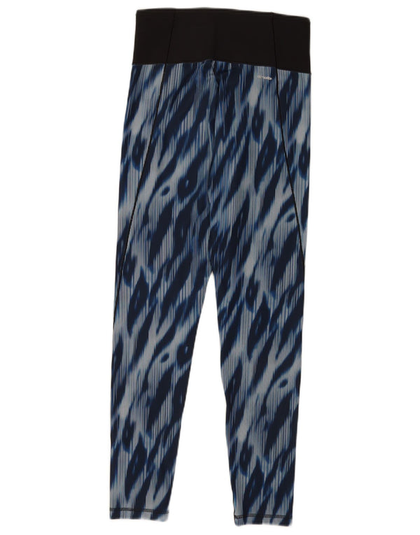 Leggings Adidas da donna UK 8-10 piccolo poliestere tie dye blu