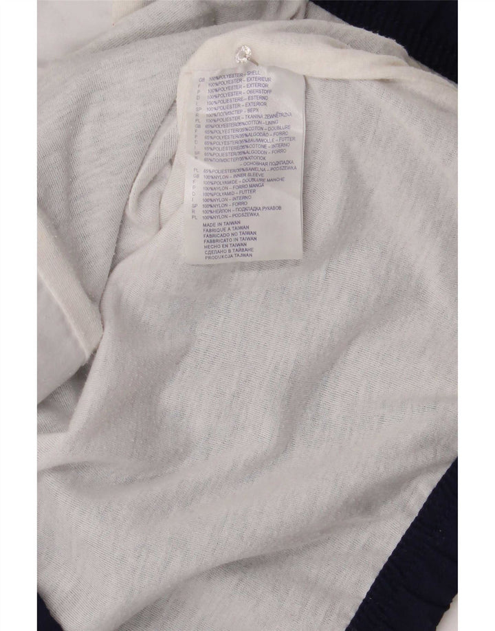 Giacca da tuta da donna Reebok UK 12 Medium Blu Navy Colourblock