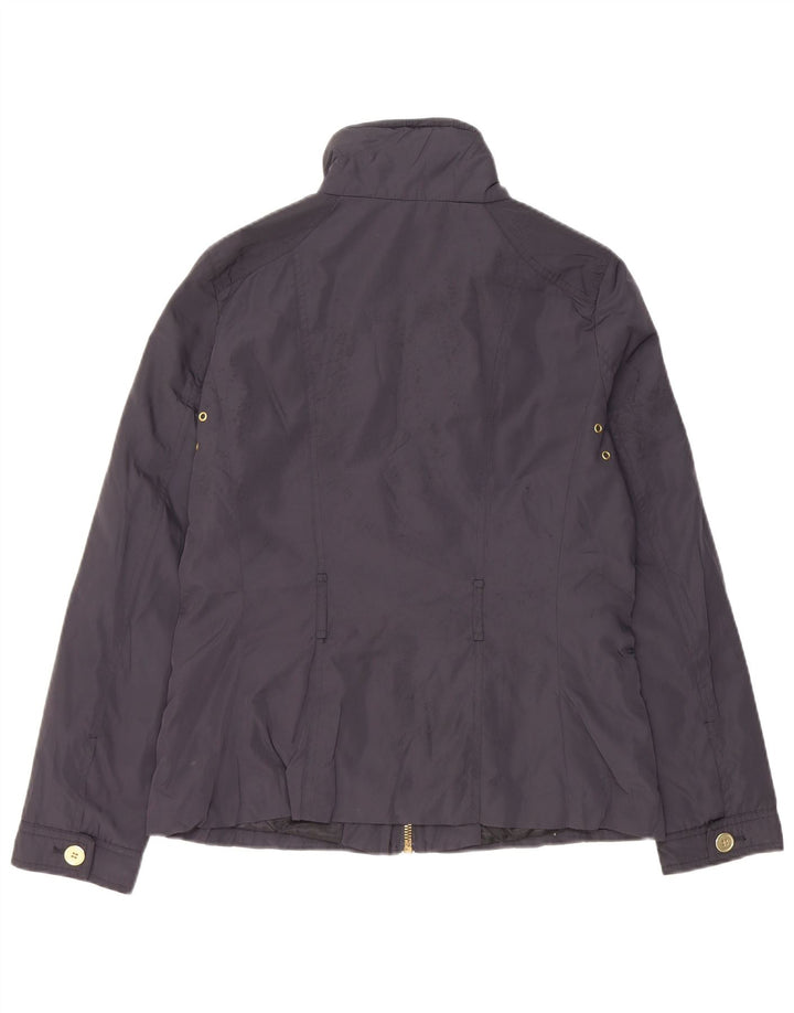 Giacca utility da donna Zara UK 14 grande poliestere blu navy