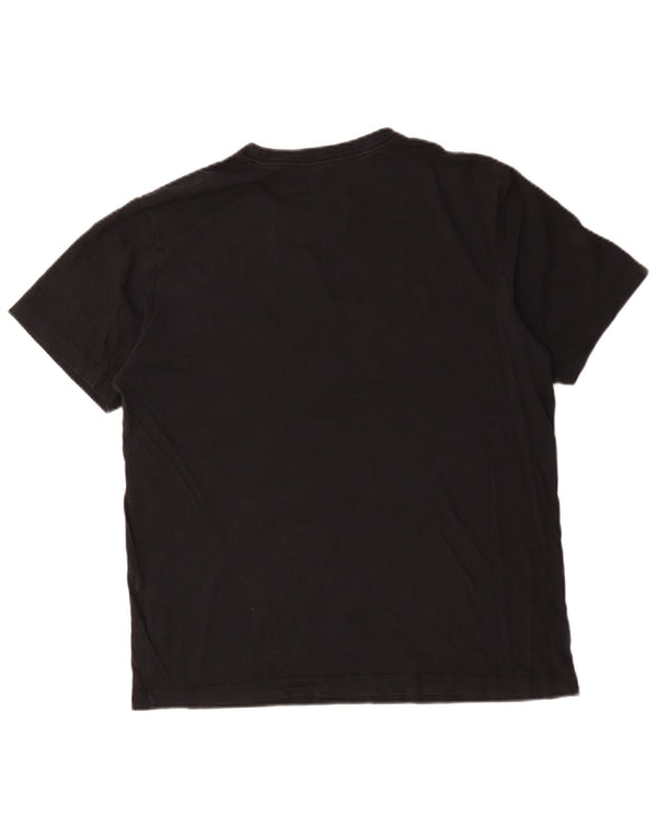T-shirt da uomo Nike Top grande in cotone nero