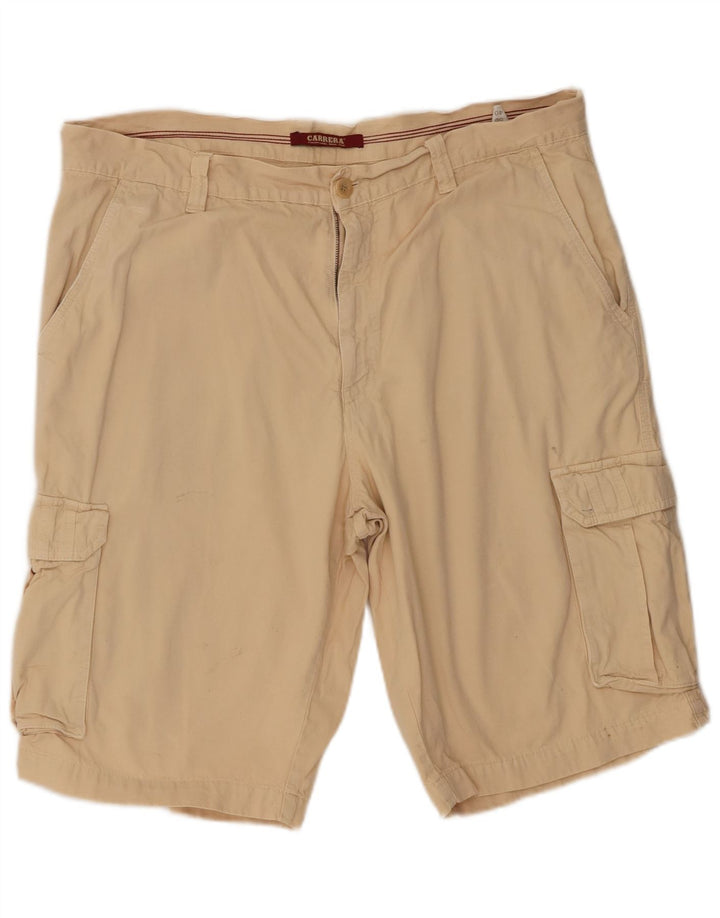 Pantaloncini cargo da uomo Carrera W40 XL in cotone beige