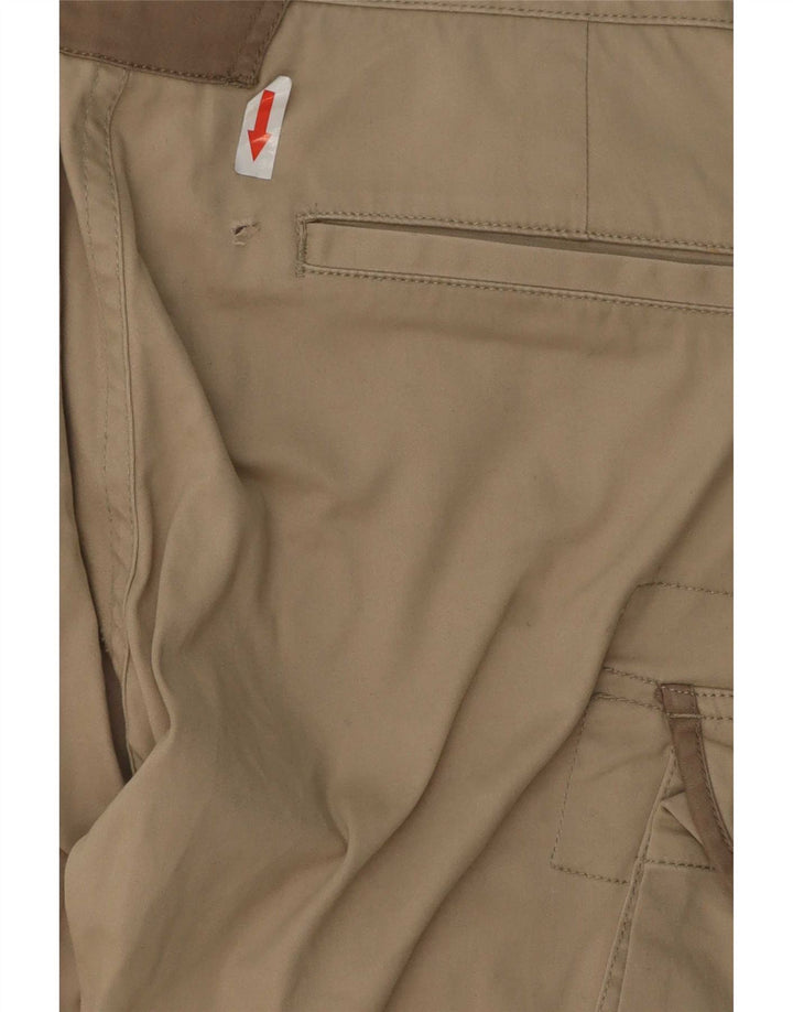 Pantaloni cargo slim da donna Massimo Dutti W30 L32 in cotone beige