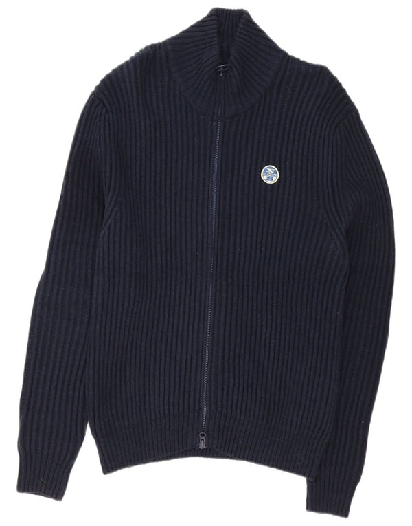 Maglione cardigan da uomo North Sails XL in cotone blu navy