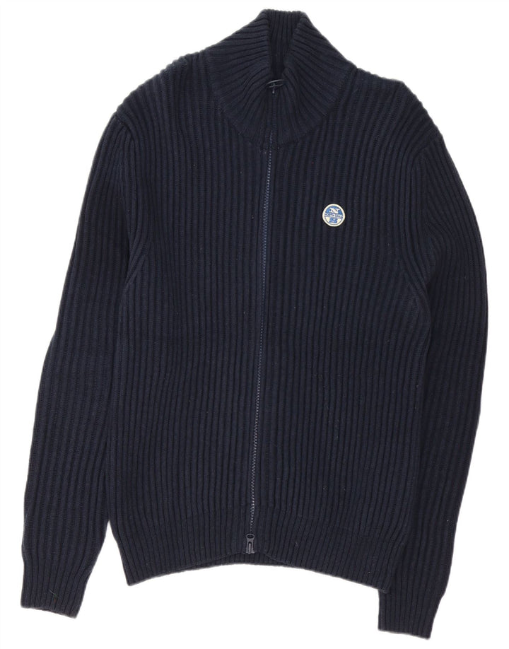 Maglione cardigan da uomo North Sails XL in cotone blu navy