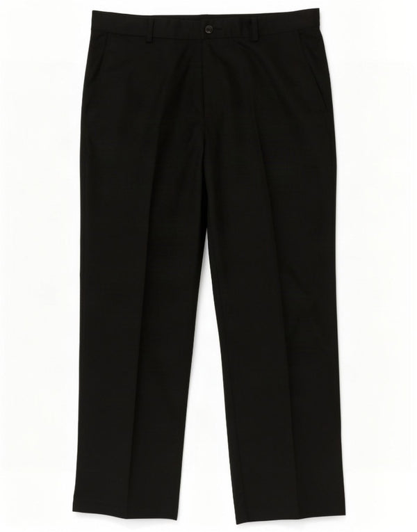 Adidas Mens Climalite Straight Chino Trousers W36 L32 Black Polyester