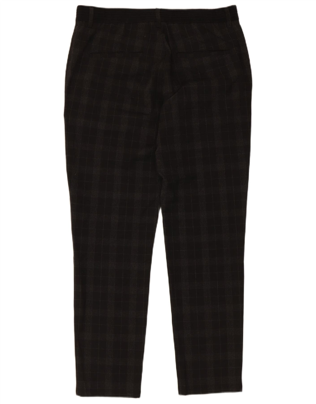 Pantaloni chino affusolati da uomo Zara medi W31 L28 neri a quadri