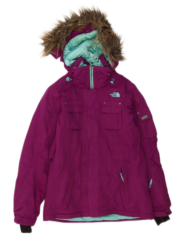 Giacca a vento con cappuccio da donna The North Face UK 10 Small Viola