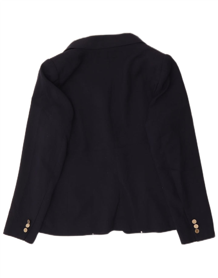 Giacca blazer doppiopetto da donna Marks & Spencer UK 16 grande blu navy