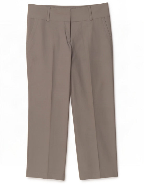 Pantaloni chino dritti da donna Adidas UK 14 Large W32 L27 poliestere grigio