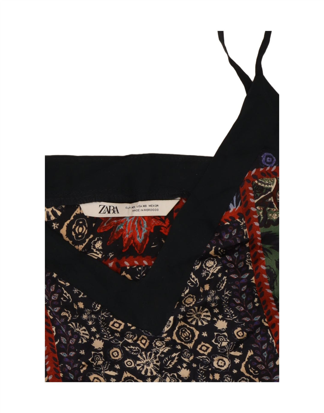 Canotta da donna Zara UK 6 XS multicolore floreale