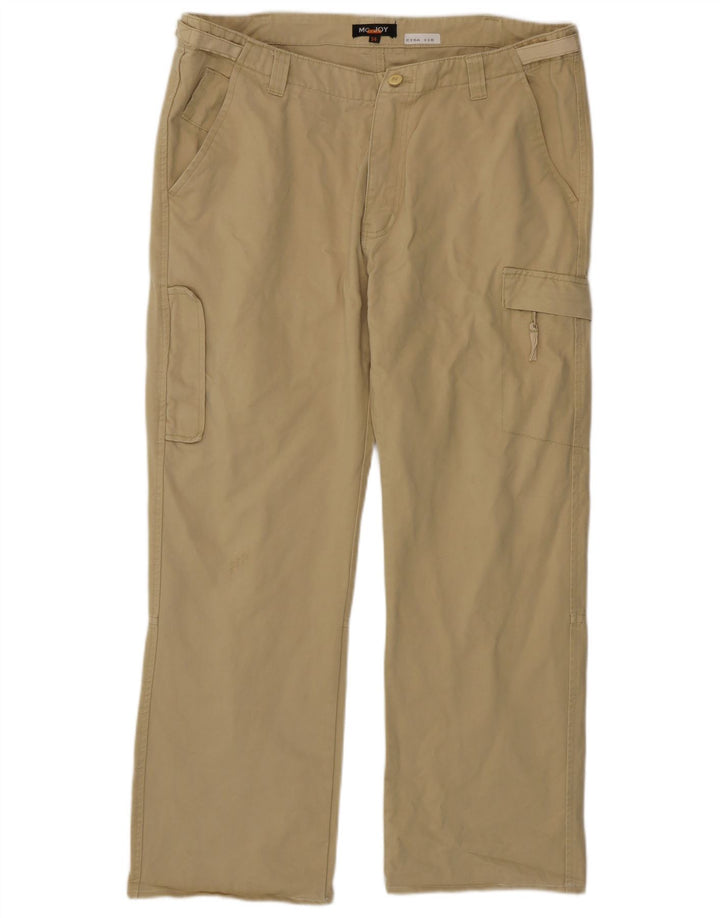 Pantaloni cargo dritti da uomo MC Joy IT 54 2XL W40 L29 Cotone beige