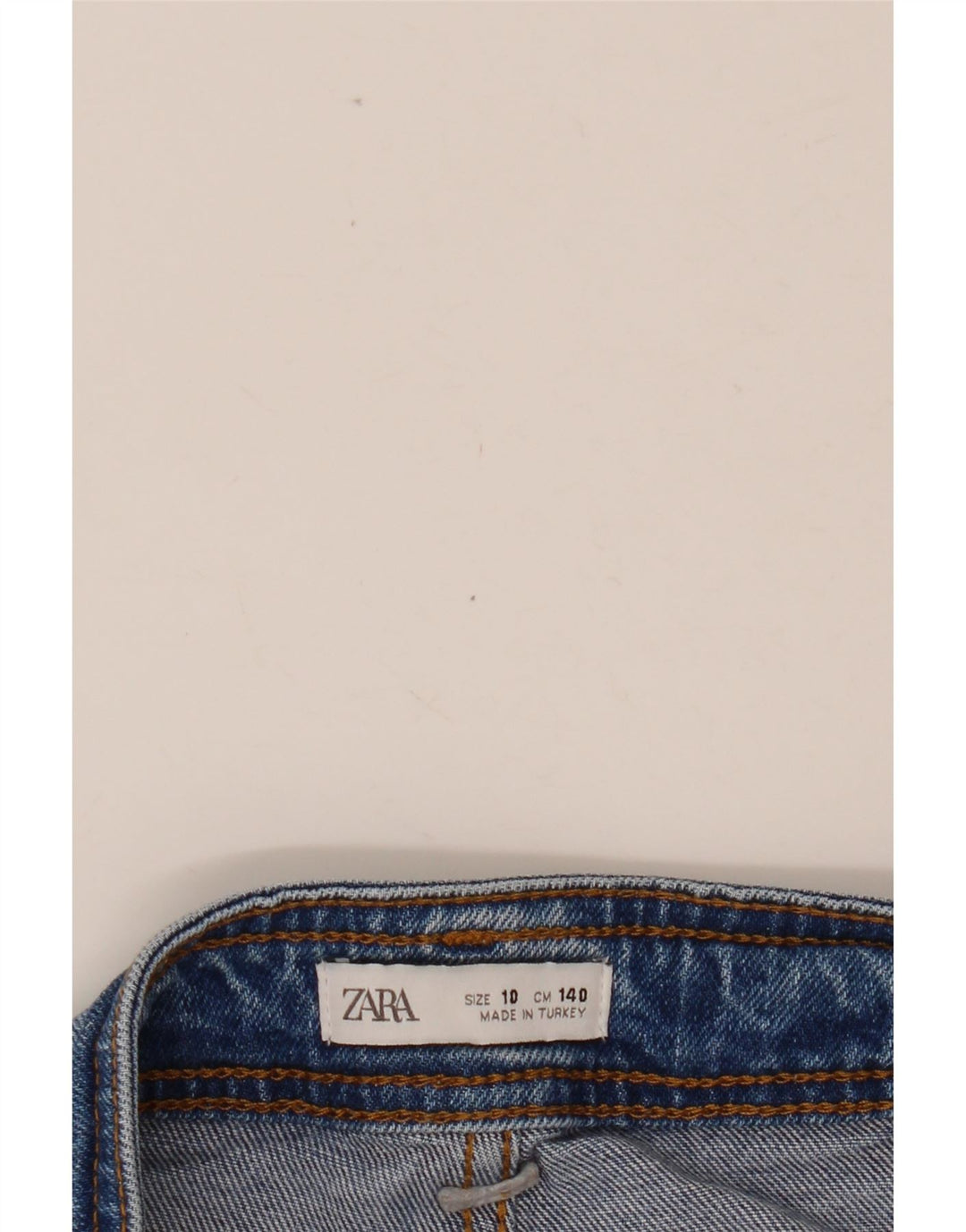 Jeans ZARA a gamba larga per bambina 9-10 anni W24 L22 Blu