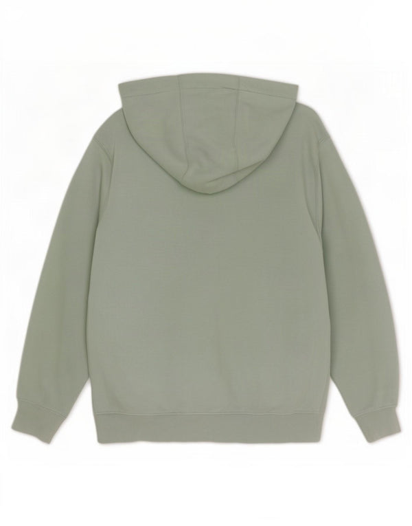 Felpa con cappuccio da uomo Nike in cotone verde medio