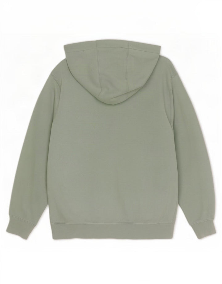 Felpa con cappuccio da uomo Nike in cotone verde medio