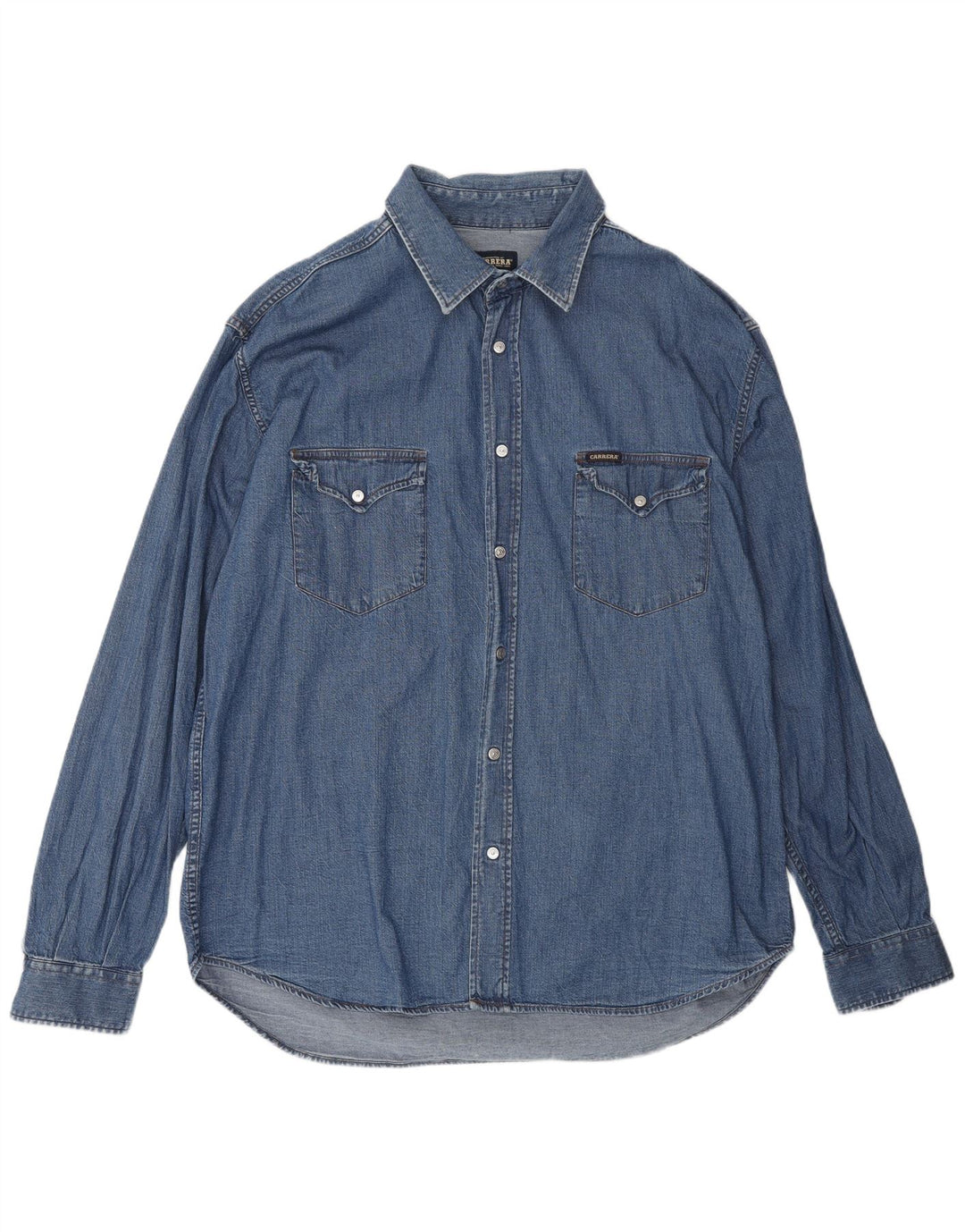CARRERA Camicia in denim da uomo 2XL Cotone blu