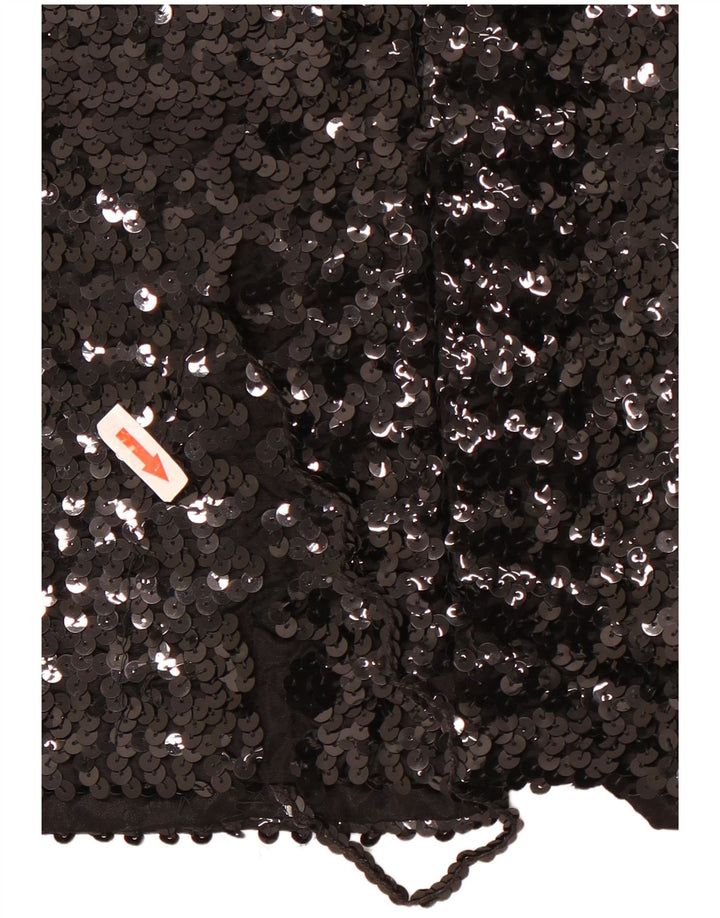 Giacca blazer vintage da donna IT 50 XL nera