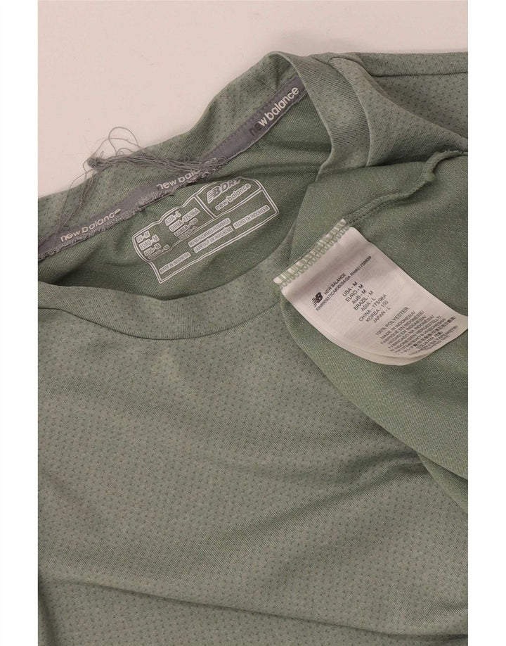 T-shirt da uomo New Balance Top in poliestere verde medio